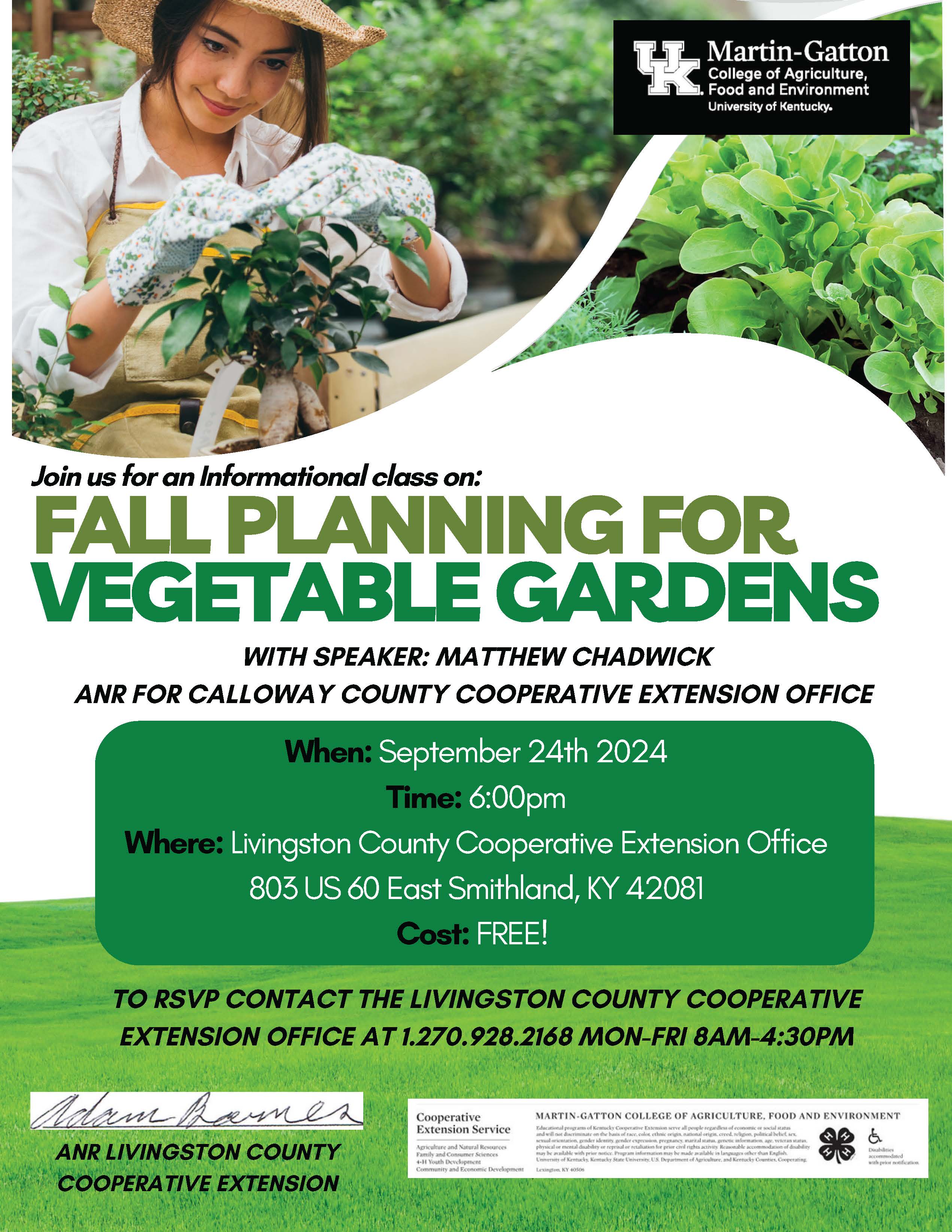 Fall Planting Flyer