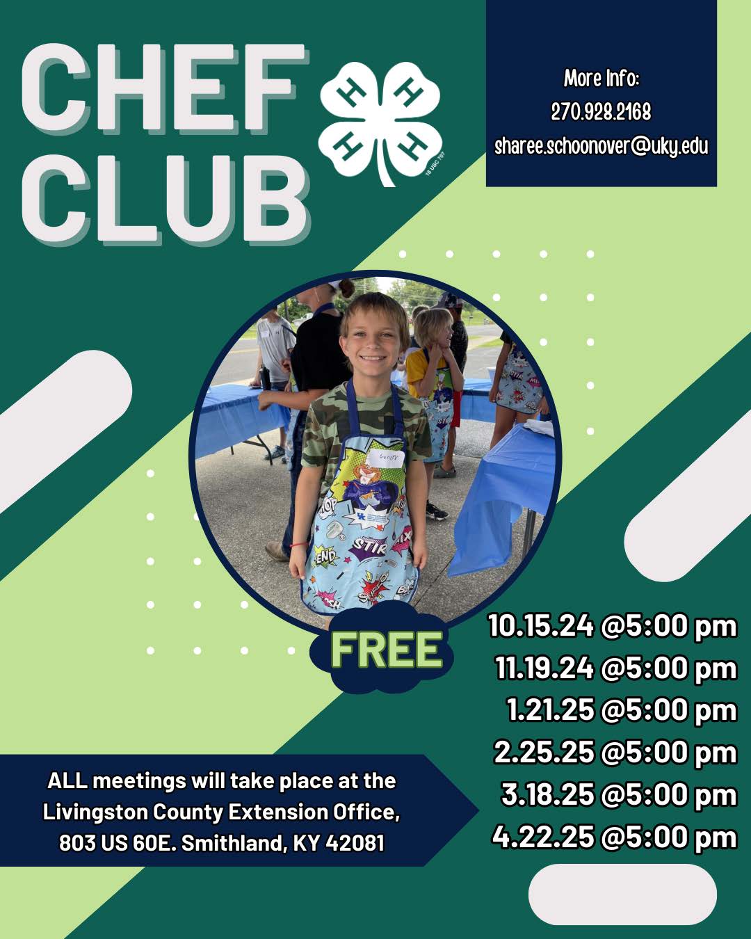 Chef Club Flyer