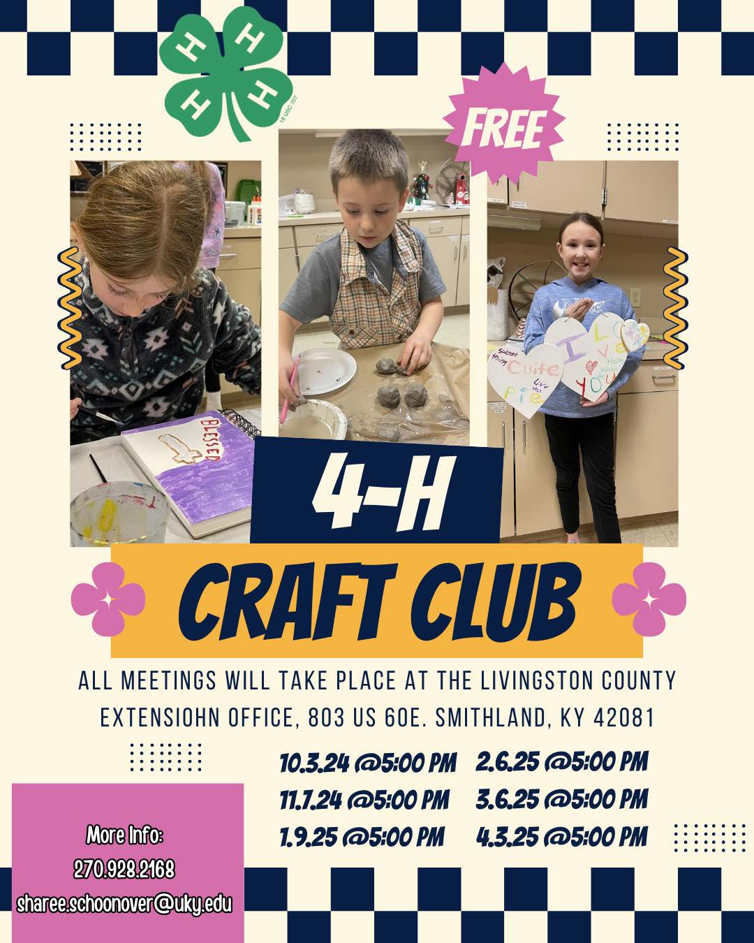 Craft Club Flyer