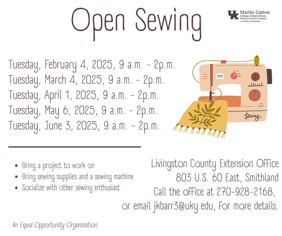 open sewing flyer